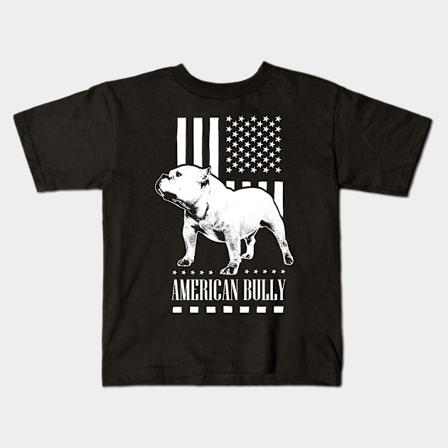 American Bully Kids T-Shirt by Nartissima